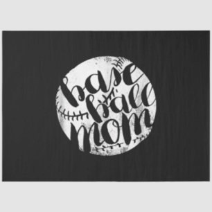 Distressed Baseball Mom Women Gift Leam Mom Tissue Paper