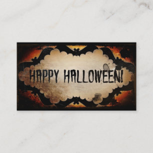 Distressed Bats Frame Business Card