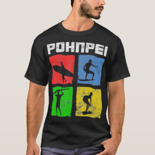 DISTRESSED Beautiful PPass Pohnpei Surfing T-Shirt
