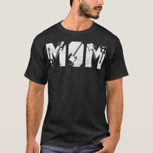 Distressed Best Mom Ever Guitar Lover Guitarist211 T-Shirt
