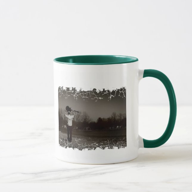 Distressed Border 2-sided Ringer Mug (Right)