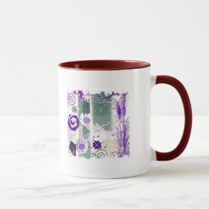 Distressed Border - 2-sided Ringer Mug