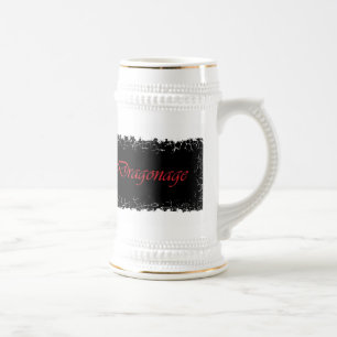 Distressed Border Stein