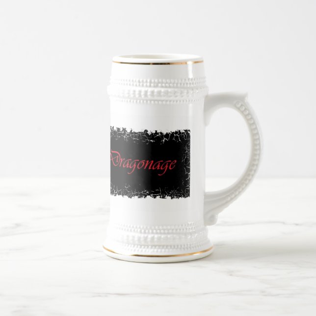 Distressed Border Stein (Right)