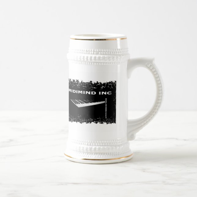 Distressed Border Stein (Right)