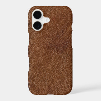 Distressed Brown Leather Look Printed Image