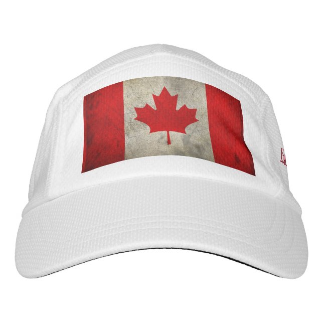 Distressed Canada Flag Hat (Front)