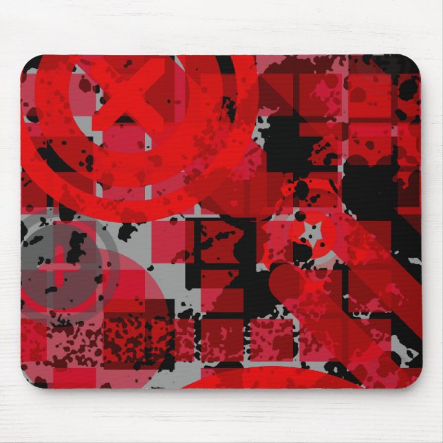 distressed chex : mouse pad (Front)