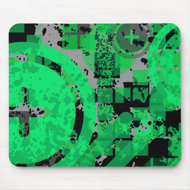 distressed chex : mouse pad (Front)