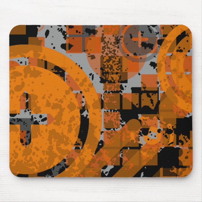 distressed chex : mouse pad (Front)