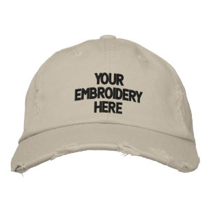 Distressed Chino Twill Cap