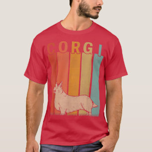 Distressed Corgi Dog Lover Men Women Kid Corgi Dog T-Shirt