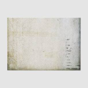Distressed creased textured faded text tissue paper