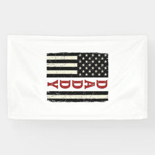 Distressed Daddy American Flag Shirt Design_1 Banner