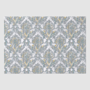 Distressed Damask Pattern  Tissue Paper