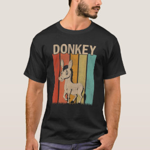 Distressed Donkey Men Women Kid Cute Donkey Retr T-Shirt