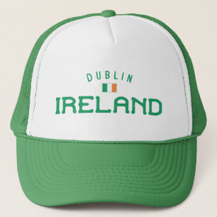 Distressed Dublin Ireland Trucker Hat