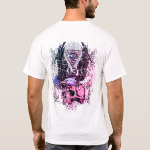 Distressed Eagle, Skull, & All Seeing Eye T-Shirt 