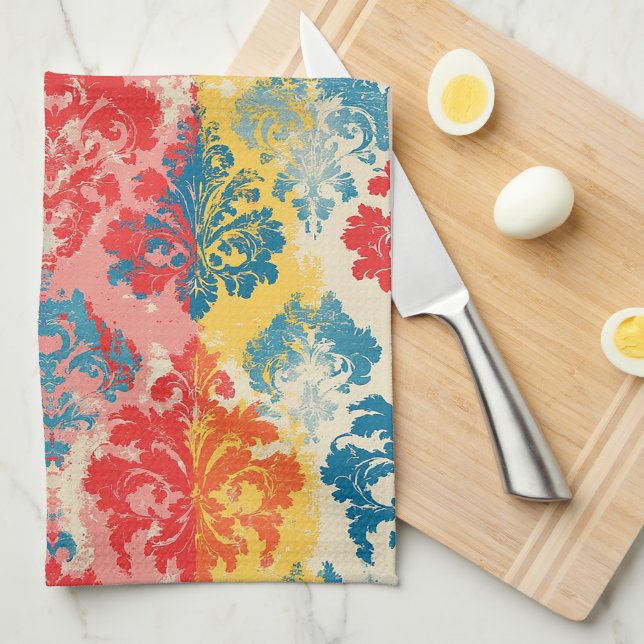Distressed Elegance Kitchen Towel (Quarter Fold)