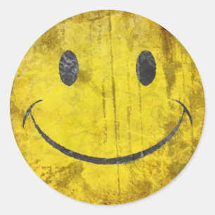 Distressed Face Sticker