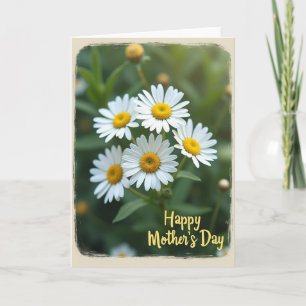 Distressed Floral Pattern Card