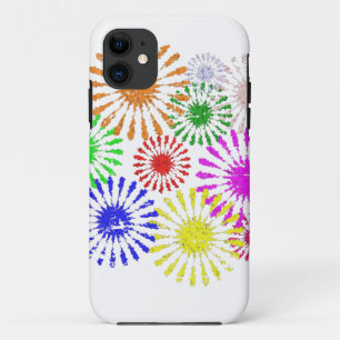 Distressed Flower Burst iPhone 11 Case