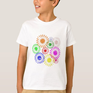 Distressed Flower Burst T-Shirt