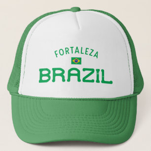 Distressed Fortaleza Brazil Trucker Hat