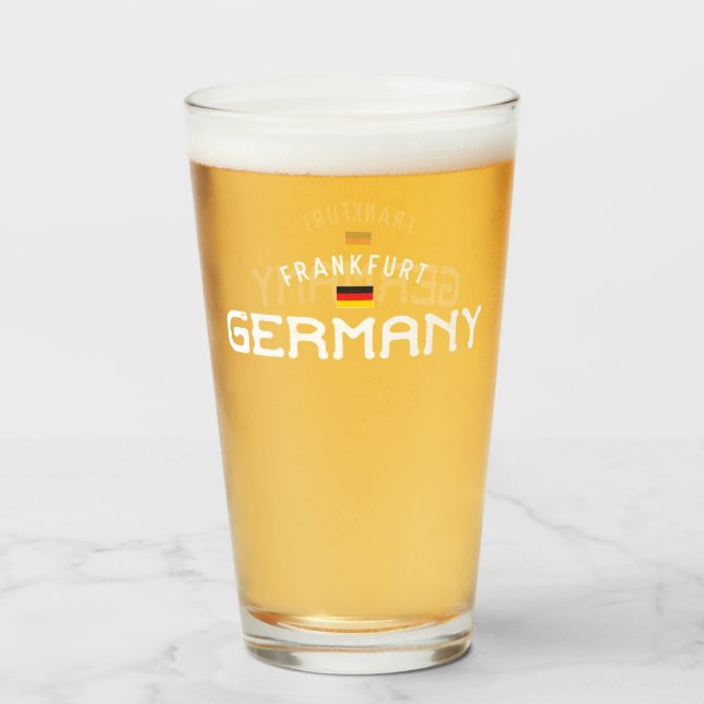 Distressed Frankfurt Germany Glass (Front Filled)