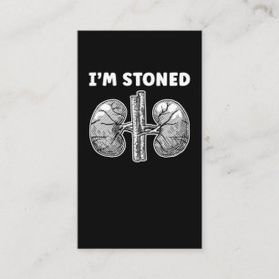 Distressed Funny Kidney Stone Surgery Business Card