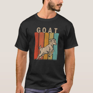 Distressed Goat  Men Women Kid Cute Goat Retro T-Shirt