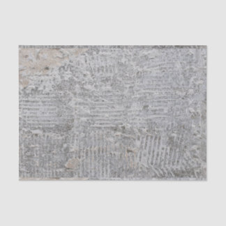 Distressed Grunge Concrete Coating Texture DIY Tissue Paper