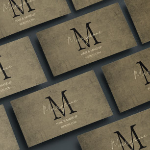 Distressed Grunge Simple Business Card