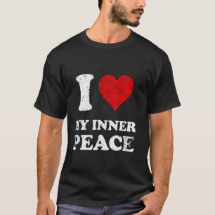 Distressed Grunge Worn Out Style I Love My Inner P T-Shirt