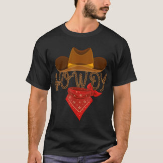  Distressed Howdy Cowboy T-Shirt