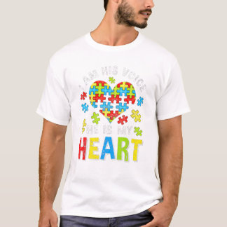 Distressed I Am His Voice He Is My T-Shirt