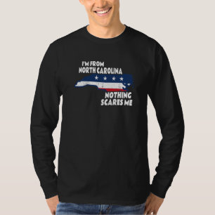 Distressed I'm From North Carolina State Nothing S T-Shirt