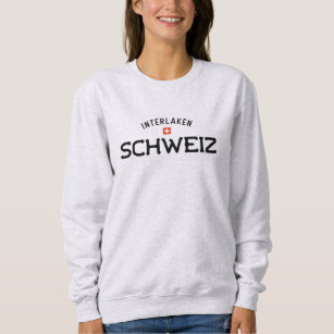 Distressed Interlaken Schweiz (Switzerland) Sweatshirt