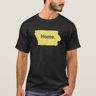 Distressed Iowa Home Tee