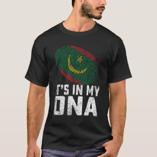 Distressed It's In My Dna Mauritania Flag Men Wome T-Shirt