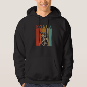 Distressed Koala Men Women Kid Cute Koala Retro Hoodie