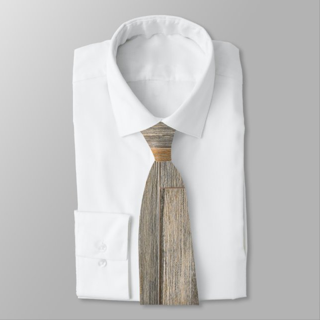 Distressed light Rustic Wood grain planks   Tie (Tied)