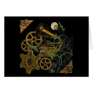 Distressed Look Steampunk Design