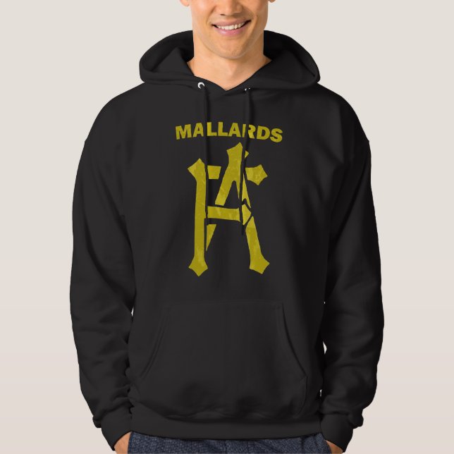 Distressed Mallards FA logo Hooded Sweatshirt (Front)