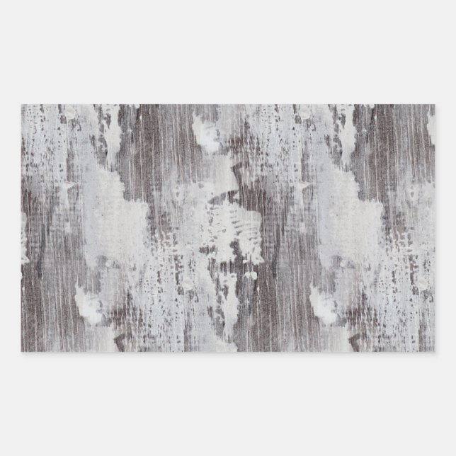 Distressed Maui Whitewashed Oak Wood Grain Look Sticker (Front)