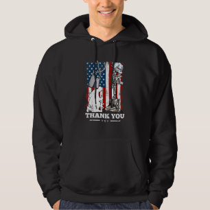 Distressed Memorial Day Flag Military Boots Dog Ta Hoodie