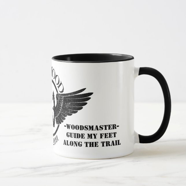 Distressed Memorial Hoodlum Ringer Mug - 15 oz (Right)