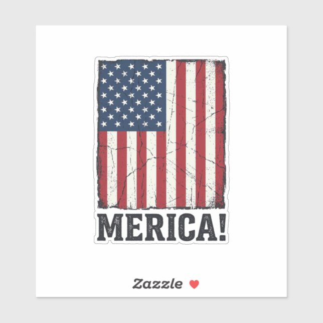 Distressed Merica Flag Patriotic Vector Shirt Desi (Sheet)