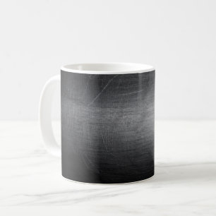 Distressed Metal Plate Mug
