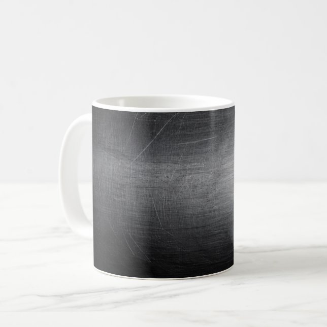 Distressed Metal Plate Mug (Front Left)